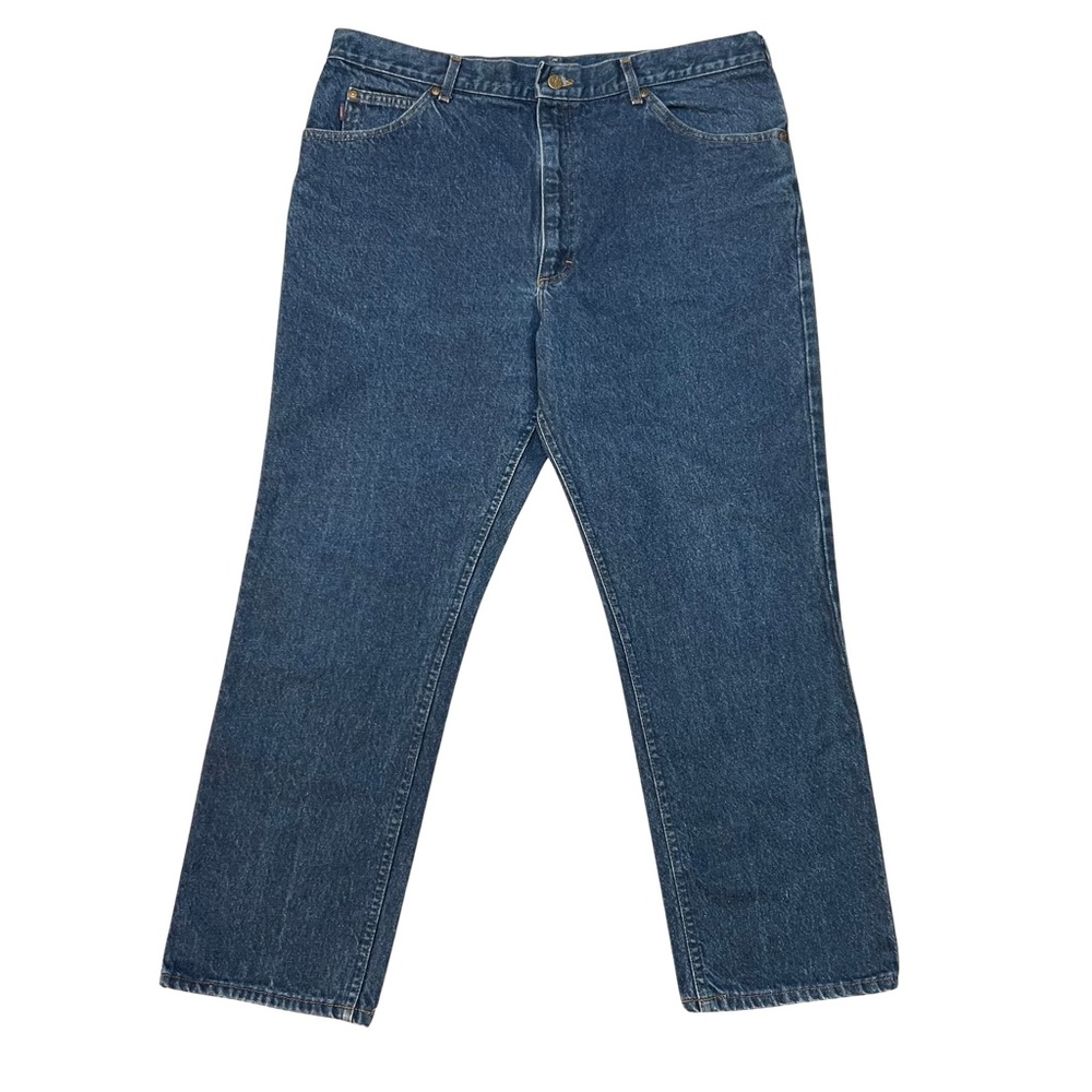 Vintage Denim Riders Women’s‎ Blue Jeans 36x28 Wide Leg